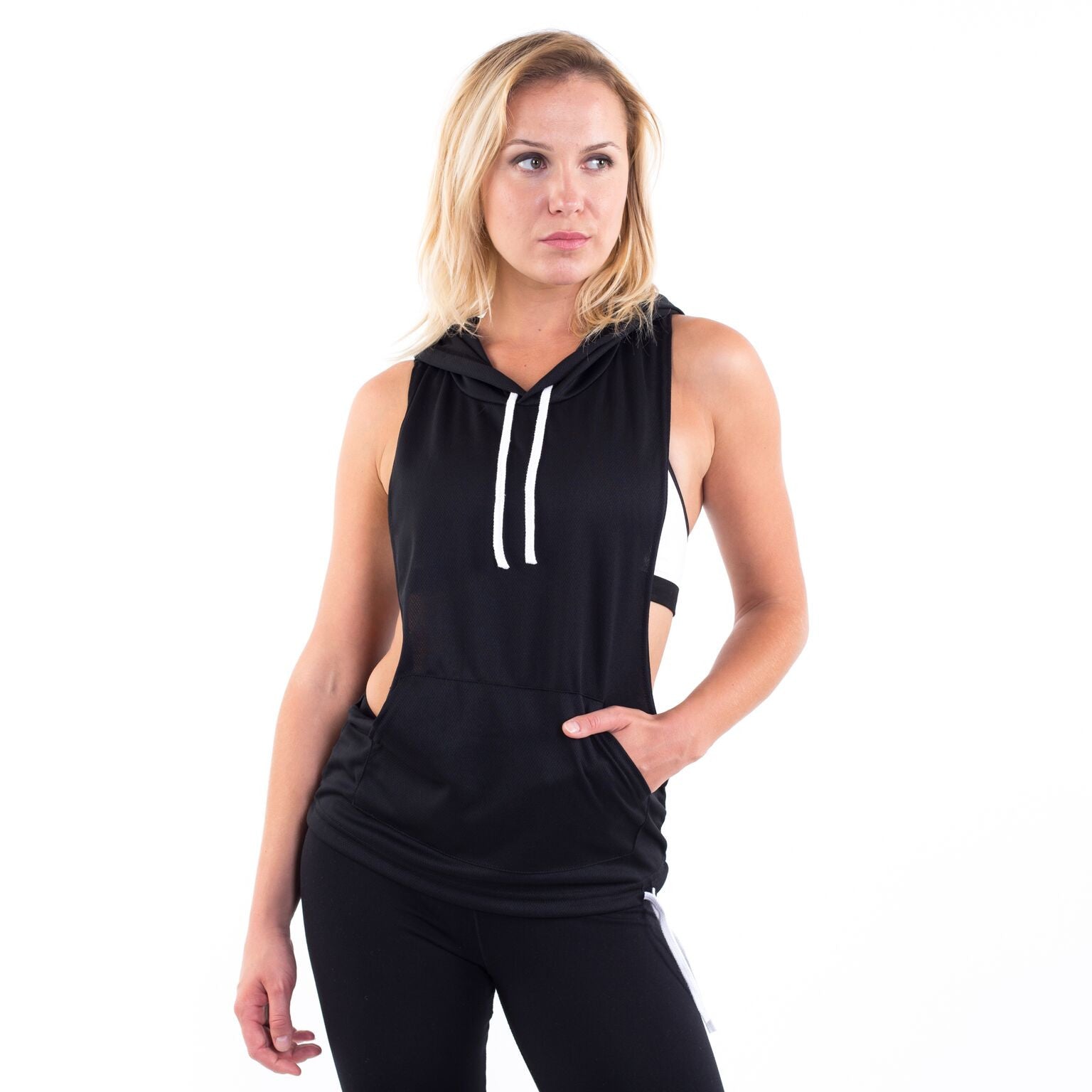 6014 - Women's Racerback Hoodie-1