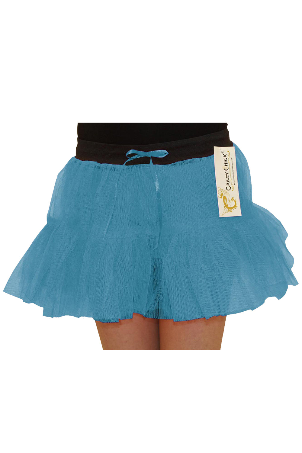 Crazy Chick Girls 2 Layers Turquoise Tutu Skirt-0