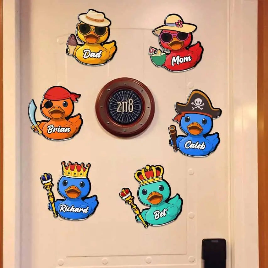 Penguin Cruise Door Magnets Fun Penguin Cruise Door Decorations Magnets Magnetic Cruiser Ship Magnet for Doors Car Fridge Refrig