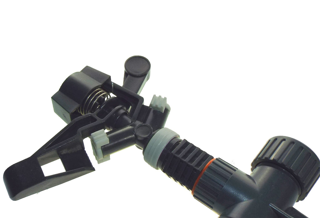 Pulsating Lawn Sprinkler on Spike - White Line-4