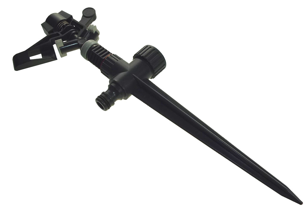 Pulsating Lawn Sprinkler on Spike - White Line-1