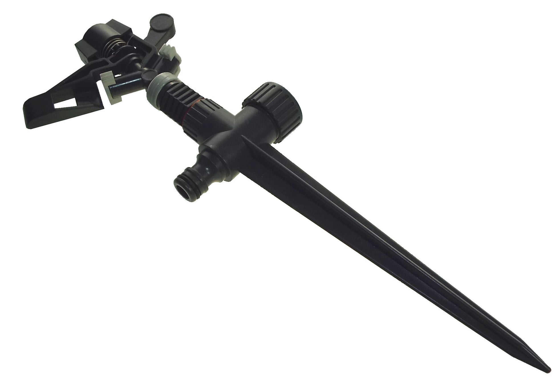 Pulsating Lawn Sprinkler on Spike - White Line-1