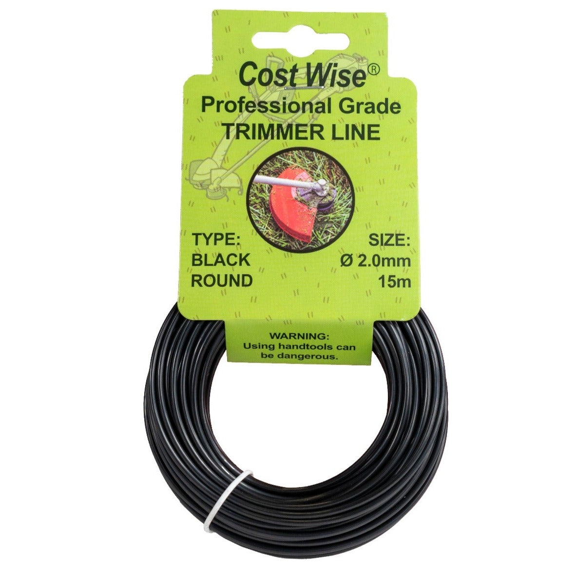 Strimmer Line Black Round 2mm x 15m-0