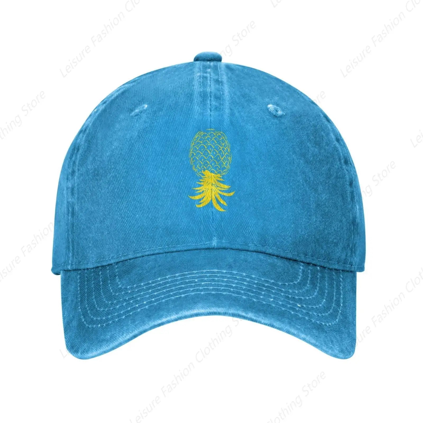 Plays Well With Others Funny Upside Down Pineapple Hat Dad Hat Baseball Cap For Men Women Adjustable Baseball Hats