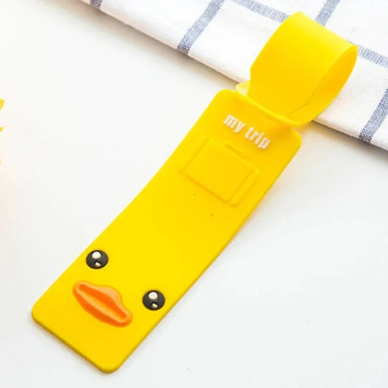 Cute Animals Fashion Travel Accessories  Strip Luggage Tag Silicone Suitcase ID Addres Holder Baggage Boarding Tag Portable Labe