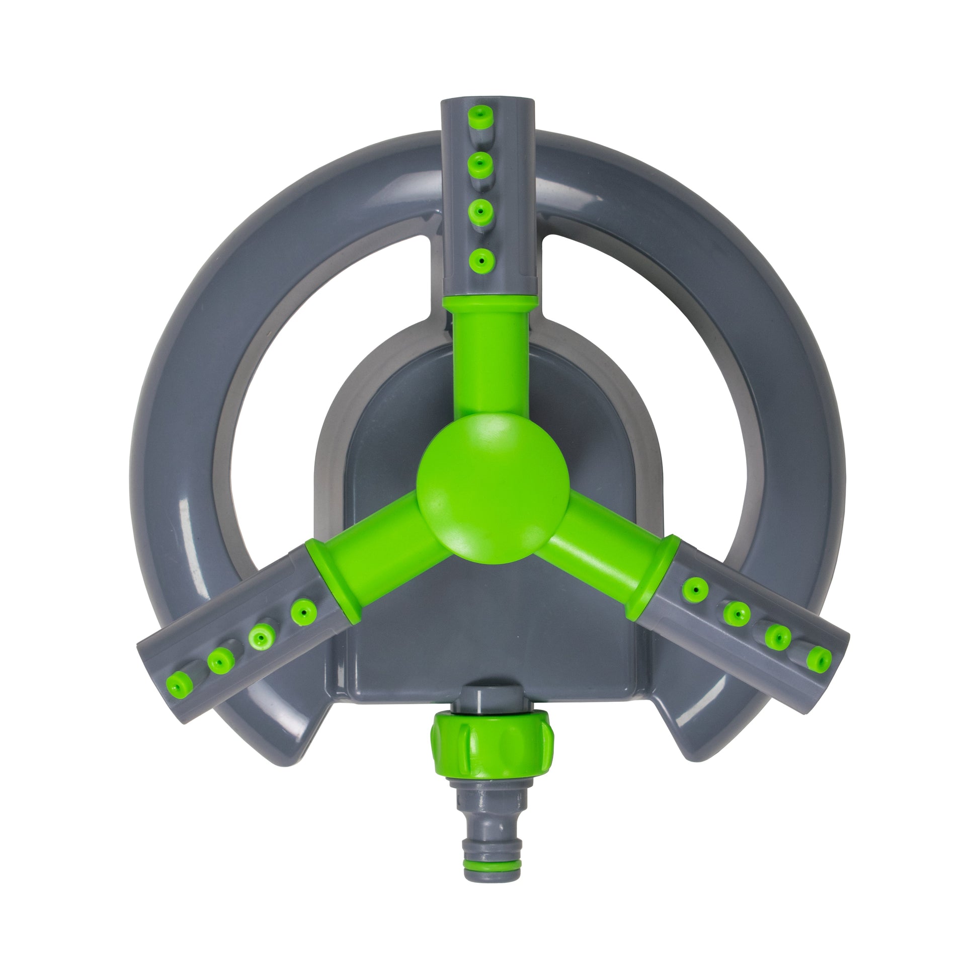Cost Wise 3-Arm Adjustable Rotating Lawn Sprinkler Green Grey-0
