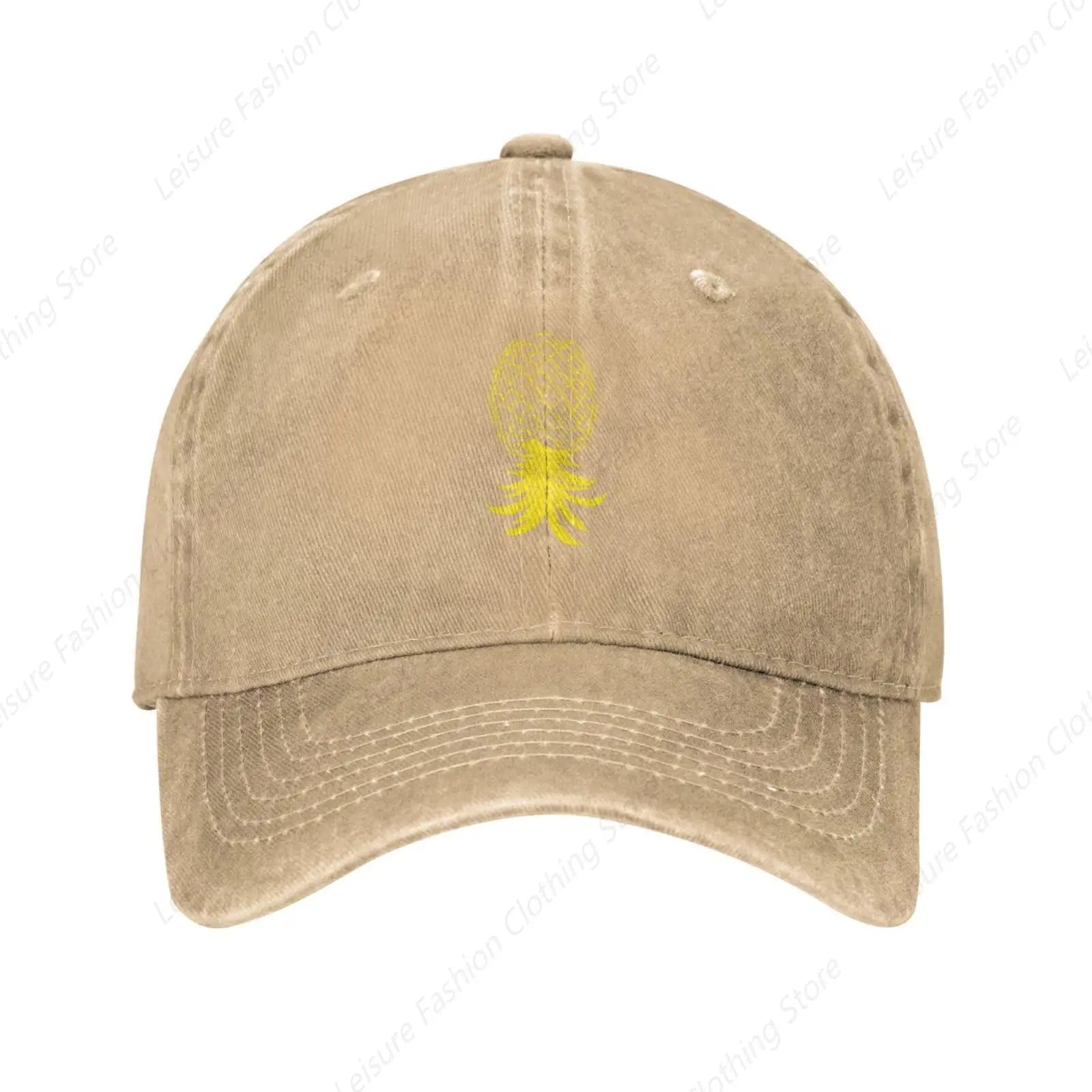 Plays Well With Others Funny Upside Down Pineapple Hat Dad Hat Baseball Cap For Men Women Adjustable Baseball Hats
