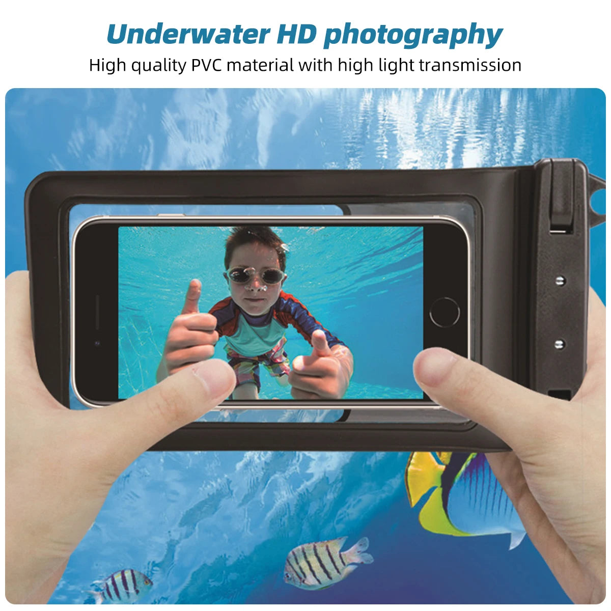 1/2PCS Waterproof Phone Pouch, Waterproof Phone Case for iPhone 16 15 , IPX8 Cellphone Dry Bag Beach Cruise Ship Essentials