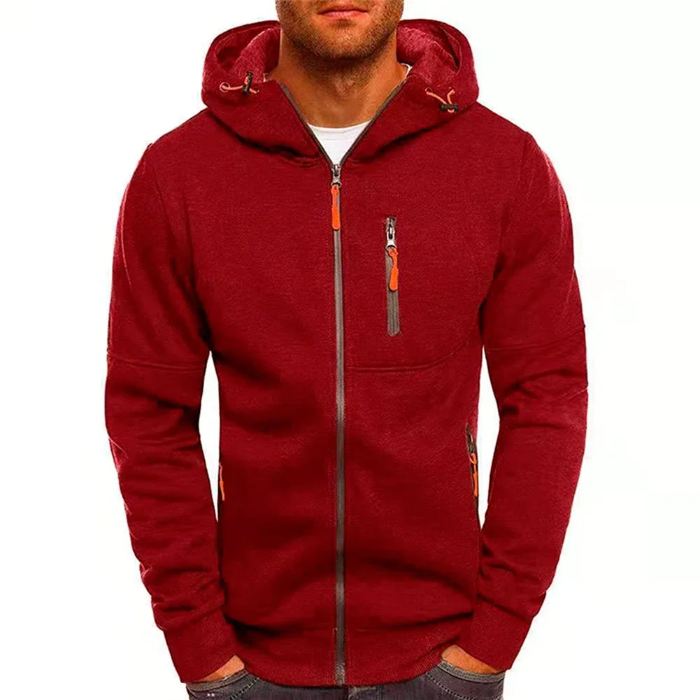 Warm Mens Sweatshirt Costume Hooded Hoodies Jackets Long Sleeve Winter Coat Outerwear Party Plus Size Slim Fit