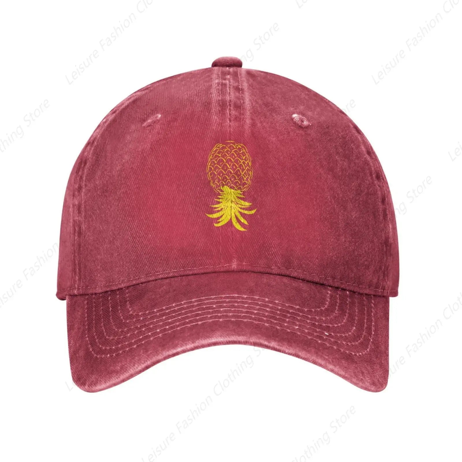 Plays Well With Others Funny Upside Down Pineapple Hat Dad Hat Baseball Cap For Men Women Adjustable Baseball Hats