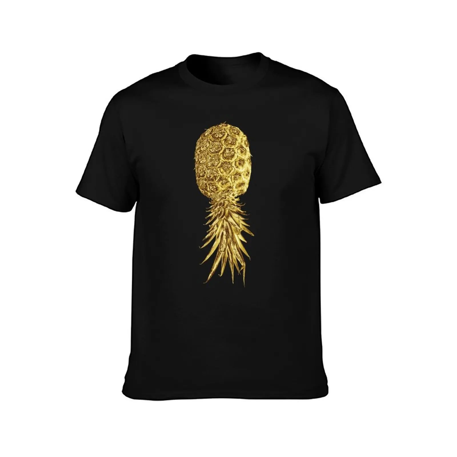 Pineapple Golden Pineapple upside down T-Shirt vintage graphic tee Blouse luxury t-shirt sweat shirts, men