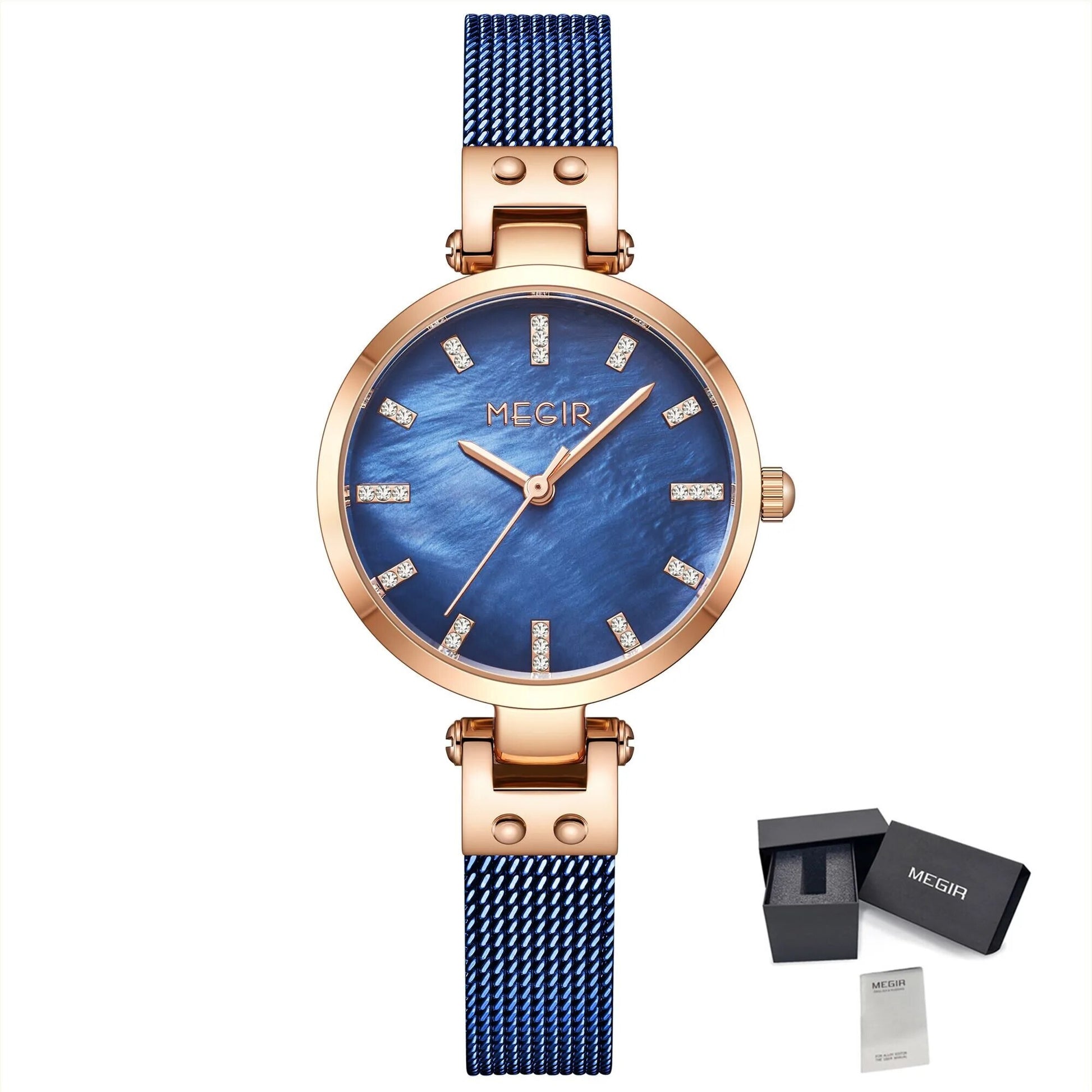 MEGIR Watches for Women Top Brand Fashion Ladies Wristwatch Waterproof Female Quartz Luxury Watch Montre Femme-19