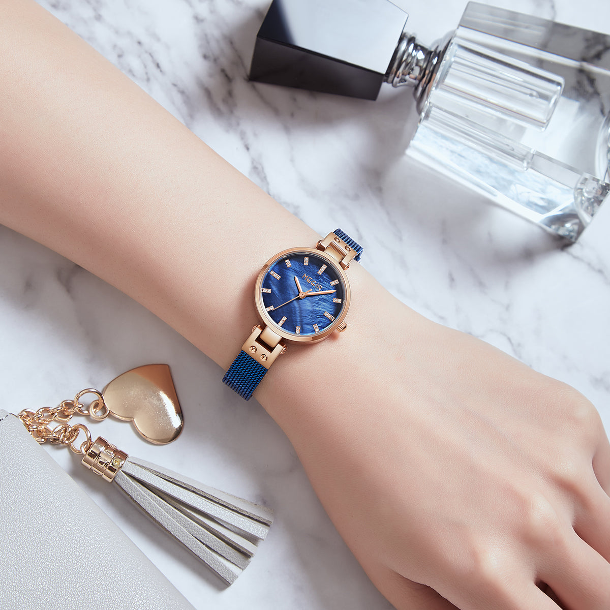 MEGIR Watches for Women Top Brand Fashion Ladies Wristwatch Waterproof Female Quartz Luxury Watch Montre Femme-5