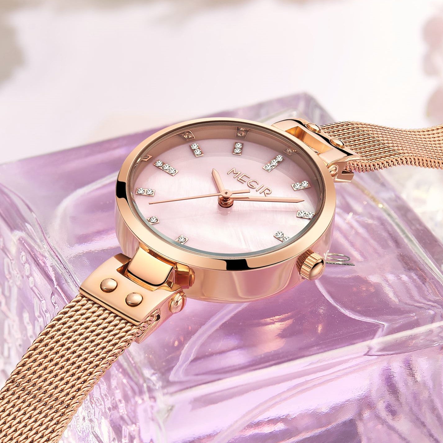 MEGIR Watches for Women Top Brand Fashion Ladies Wristwatch Waterproof Female Quartz Luxury Watch Montre Femme-15