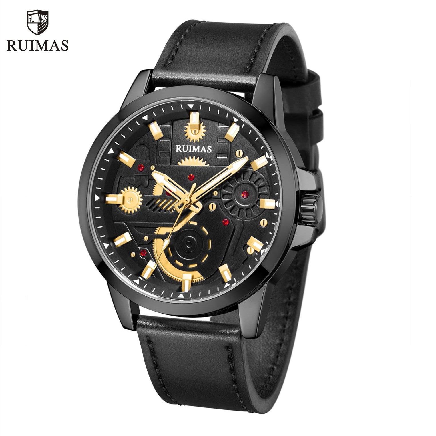 RUIMAS Watches Men's Casual Sport Watches Luxury Military Quartz Wrist Watch Chronograph ​Waterproof Man Clock Montre Homme 307-0
