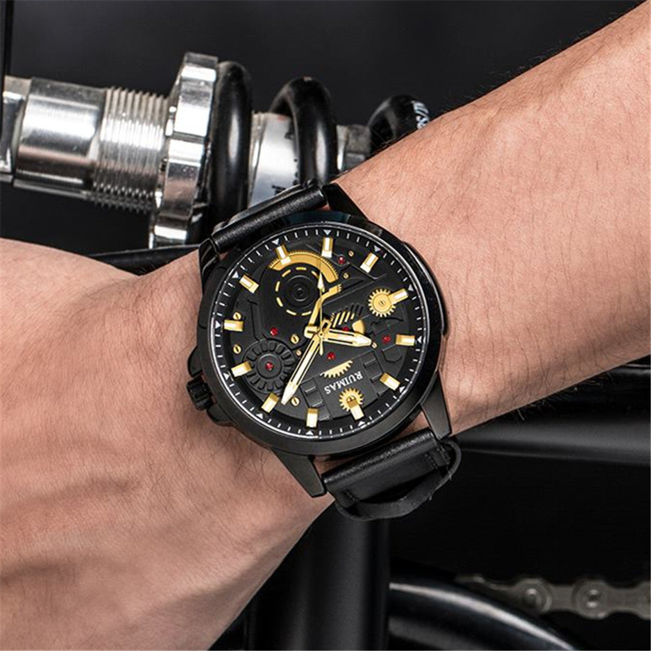 RUIMAS Watches Men's Casual Sport Watches Luxury Military Quartz Wrist Watch Chronograph ​Waterproof Man Clock Montre Homme 307-1