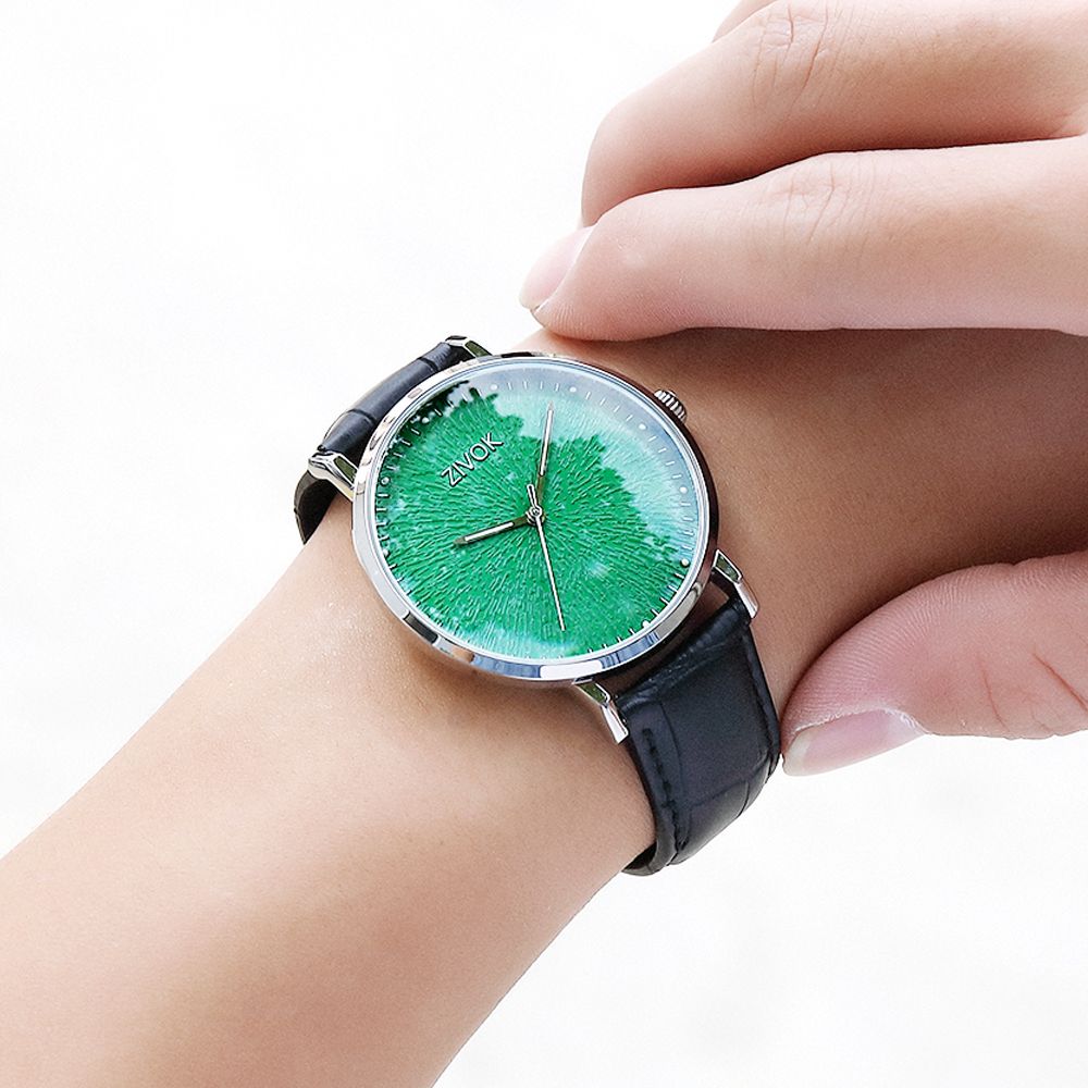 ZIVOK Fashion Quartz Wristwatch Men Sports Watches Waterproof Leather Strap Men's Clock Watch Relogio Masculino-3