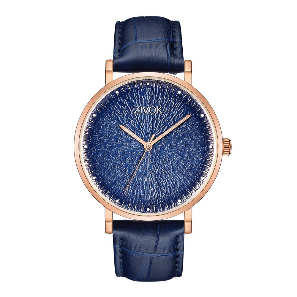 ZIVOK Fashion Quartz Wristwatch Men Sports Watches Waterproof Leather Strap Men's Clock Watch Relogio Masculino-11