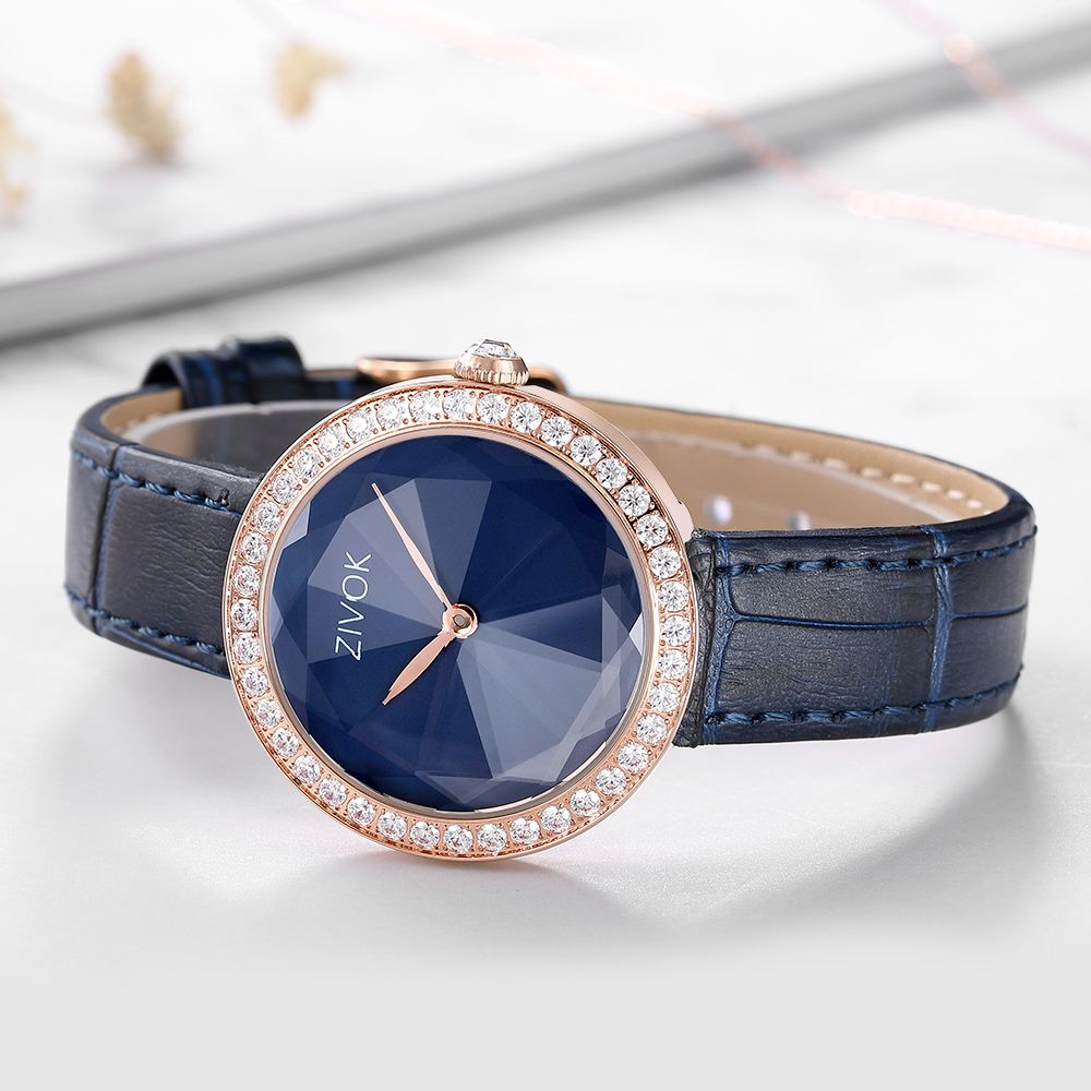 ZIVOK Fashion Watch For Woman Leather Strap Casual Sports Wristwatch Romantic Clock Women's Watches Montre Femme-11