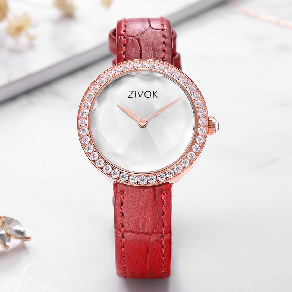 ZIVOK Fashion Watch For Woman Leather Strap Casual Sports Wristwatch Romantic Clock Women's Watches Montre Femme-10