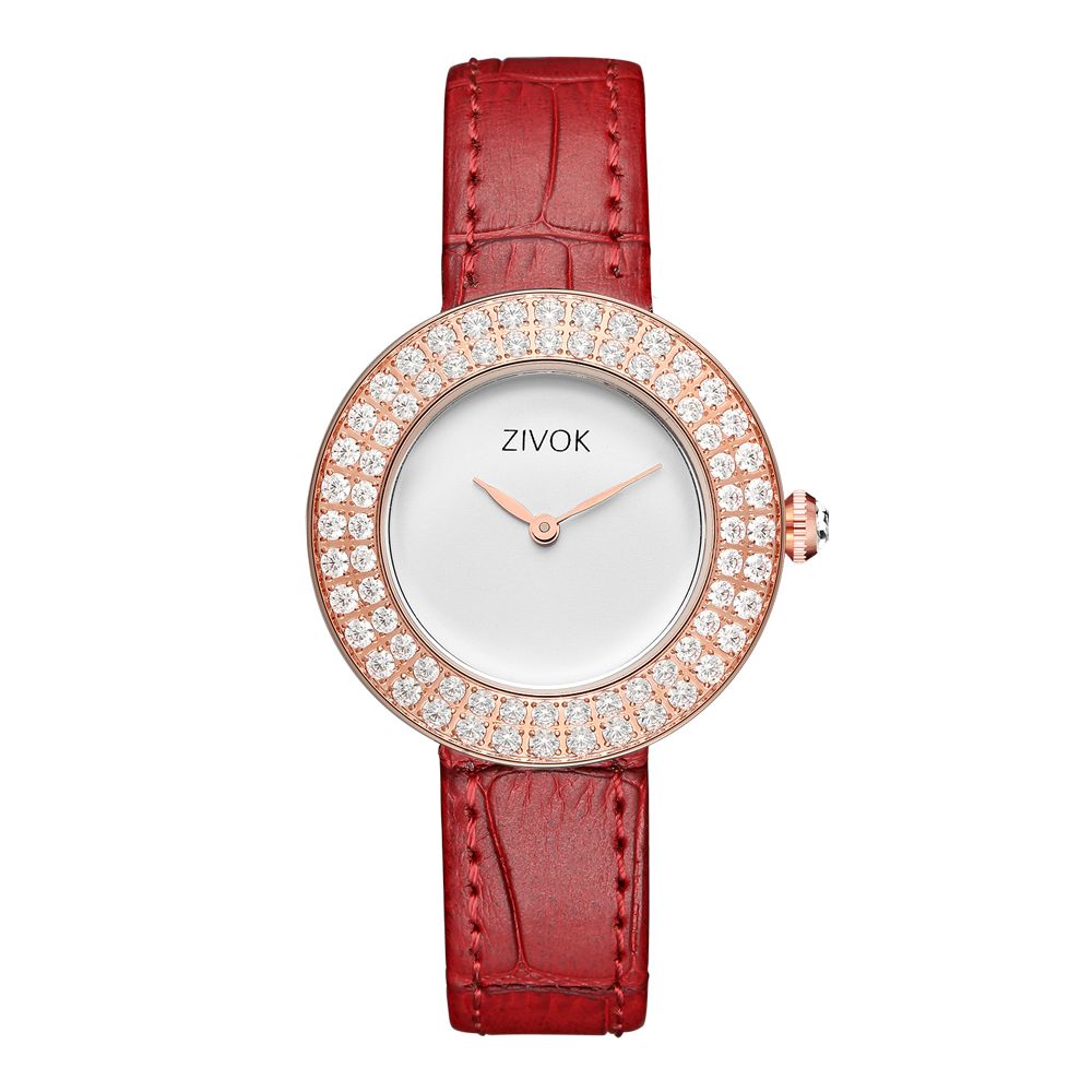 ZIVOK Brand Luxury Women Watches Diamond Ladies Quartz Watch Waterproof Clock Leather Strap Relogio Feminino-14