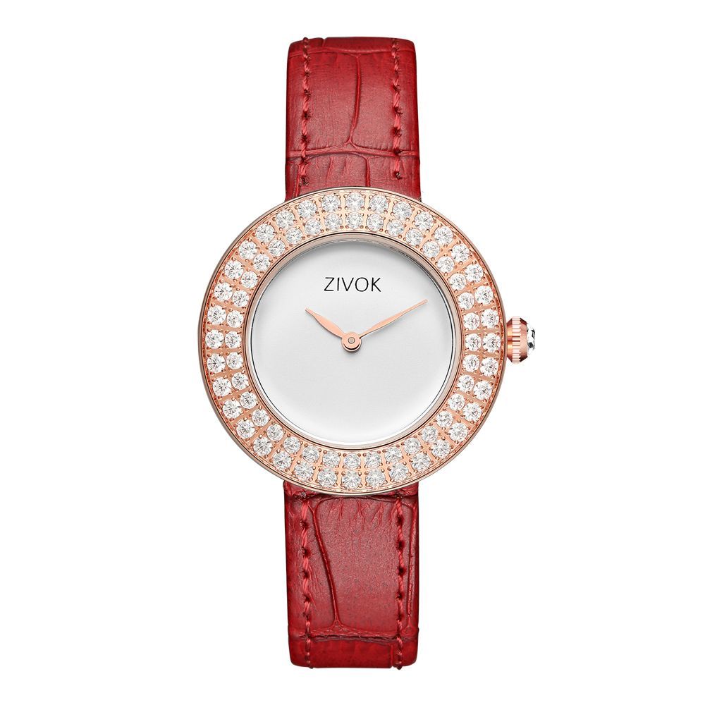 ZIVOK Brand Luxury Women Watches Diamond Ladies Quartz Watch Waterproof Clock Leather Strap Relogio Feminino-18