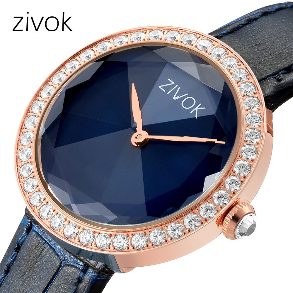 ZIVOK Fashion Watch For Woman Leather Strap Casual Sports Wristwatch Romantic Clock Women's Watches Montre Femme-1