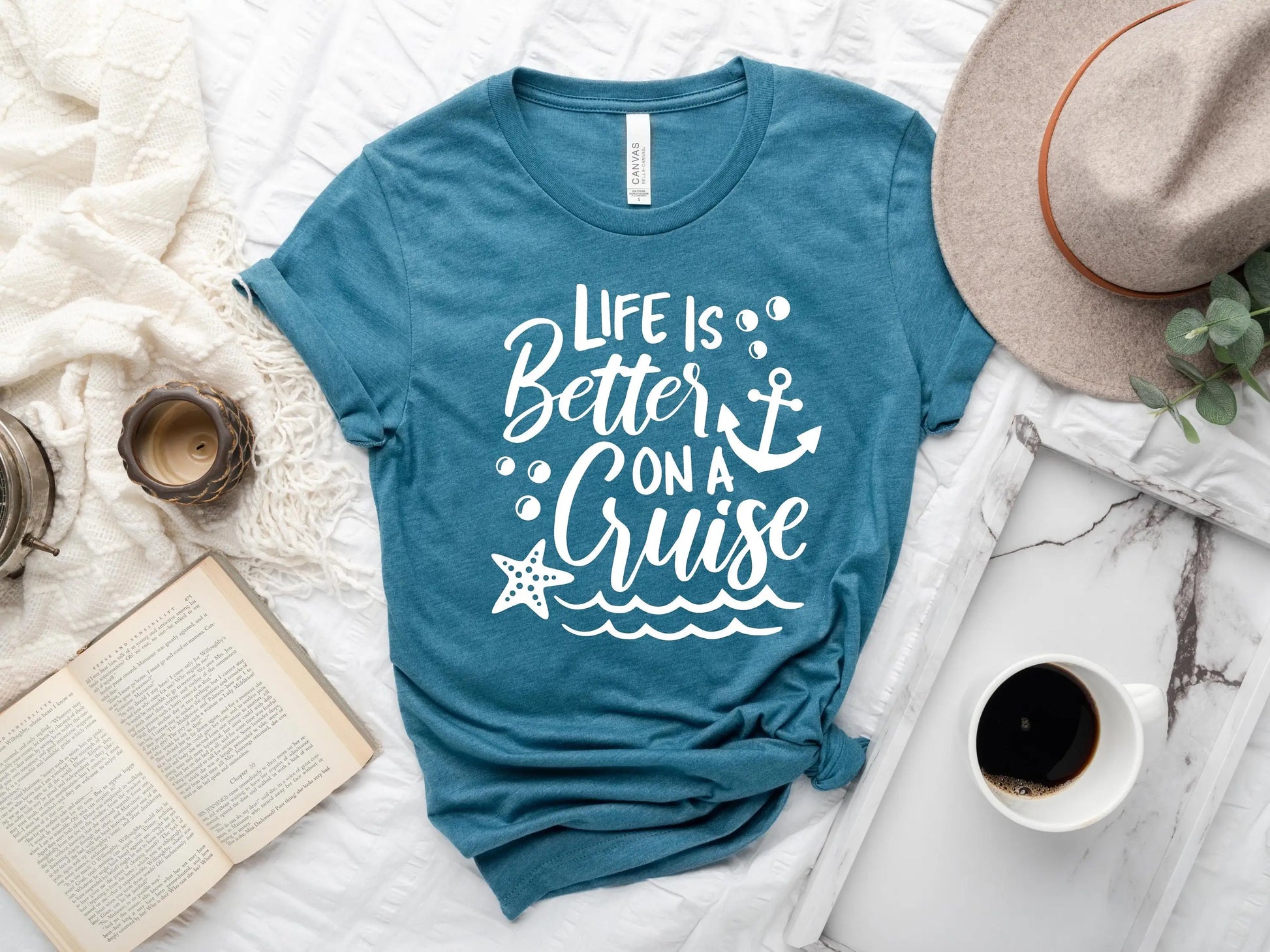 Life is Better on a Cruise T Shirt Vacation Family Matching Summer Friend Squad