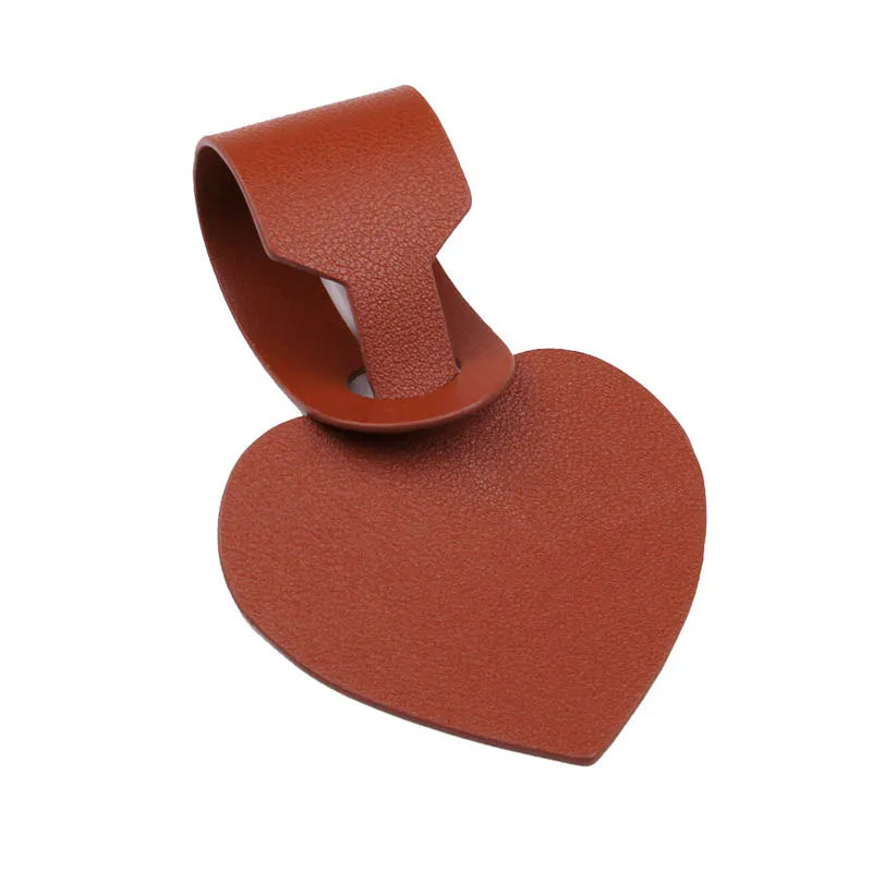 Travel Accessories Simple Colorful Loving Heart Luggage Tag PU Suitcase ID Addres Holder Baggage Boarding Tag Portable Label