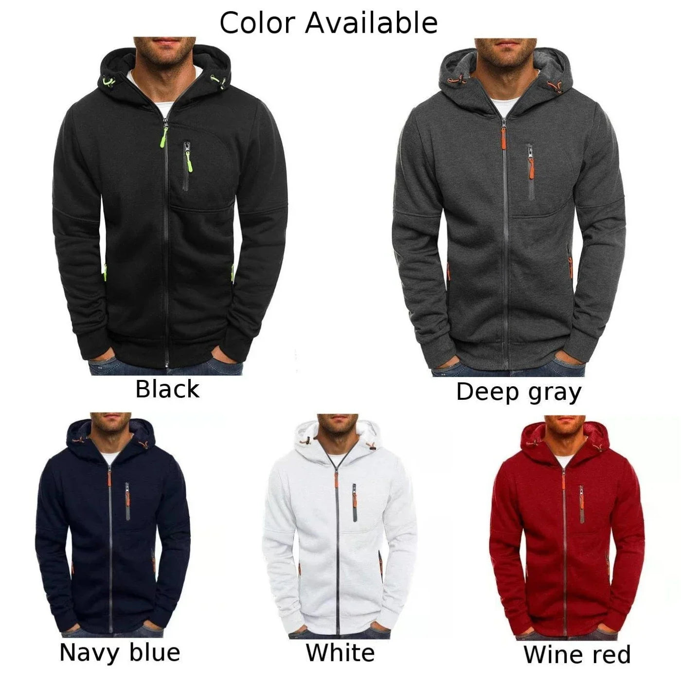 Warm Mens Sweatshirt Costume Hooded Hoodies Jackets Long Sleeve Winter Coat Outerwear Party Plus Size Slim Fit