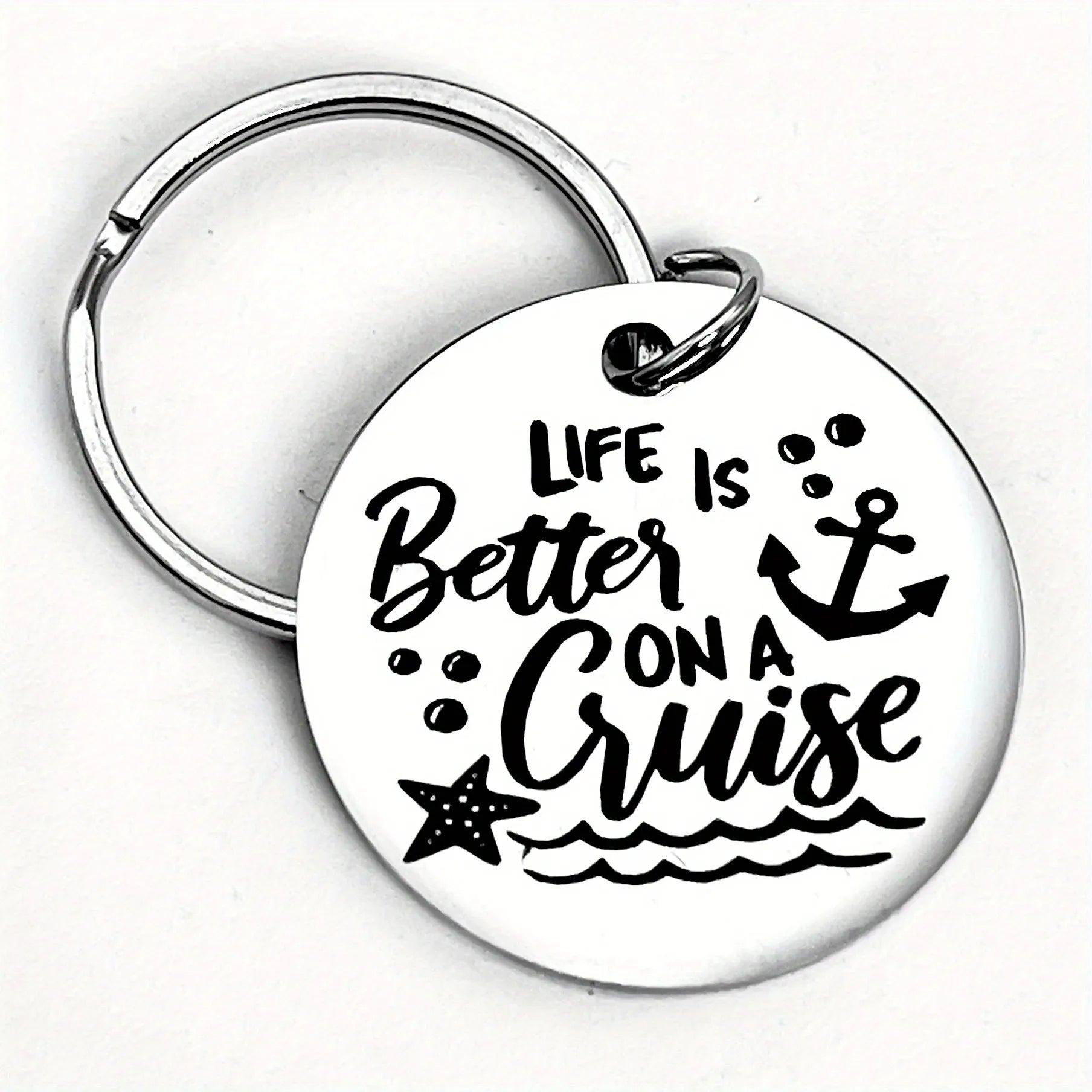 The best life is on cruise keychains, creative and unique gifts, perfect birthday gifts, and gifts for sailing enthusiasts