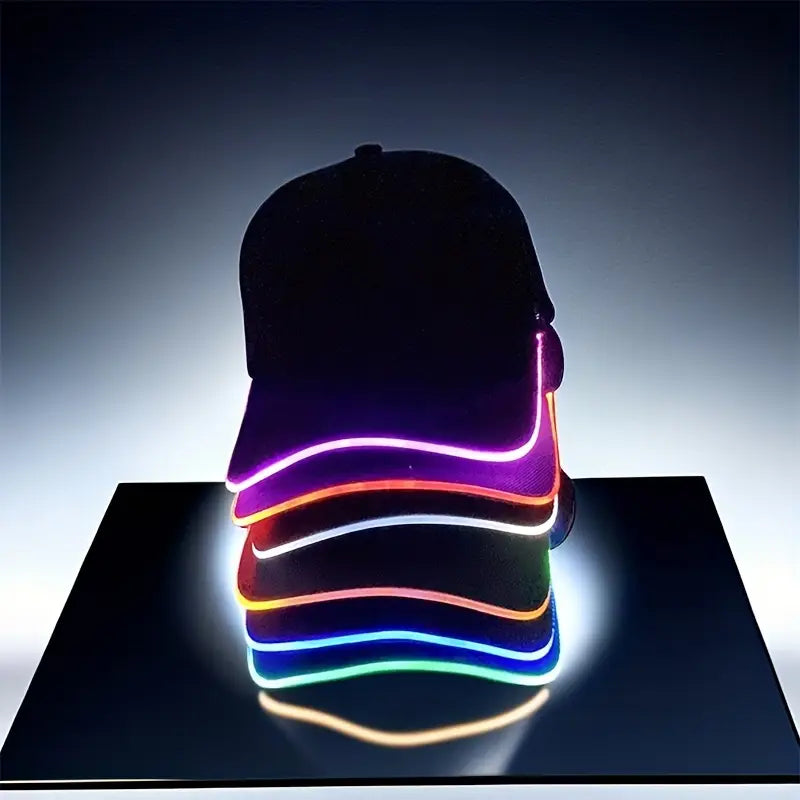 1PC LED Illuminated Duckbill Hat, Creative And Fashionable Outdoor Sunshade