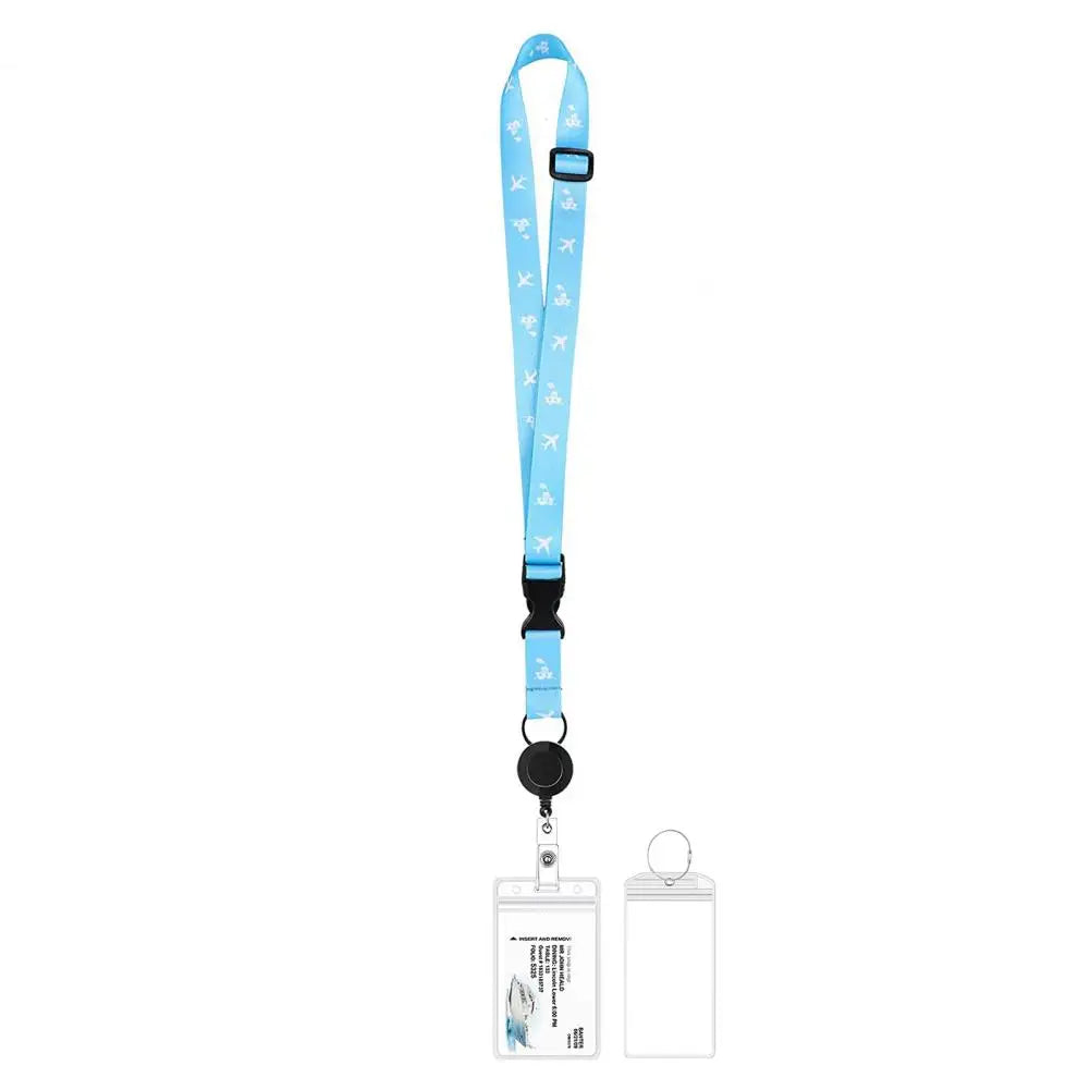 ID Card Holder with Luggage Tag Set Adjustable Lanyard Design Universal Widely Used Travel Badge Holder Cruise Ship Accessories