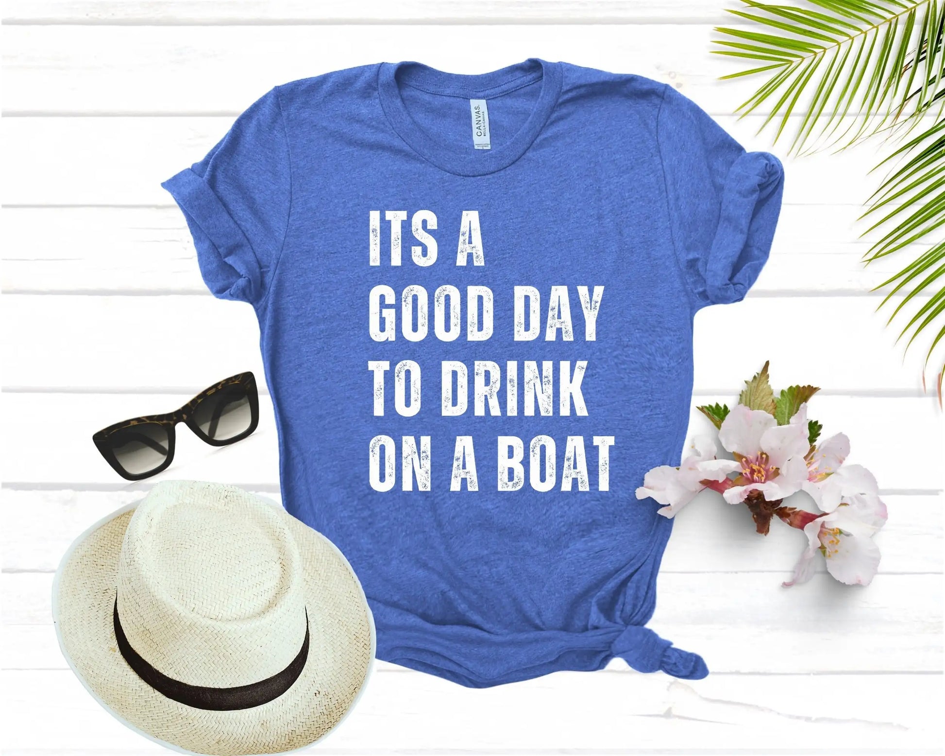 Its A Good Day To Drink On Boat Cruise T Shirt Summer Trip Vacation Funny Drinking Lake Life