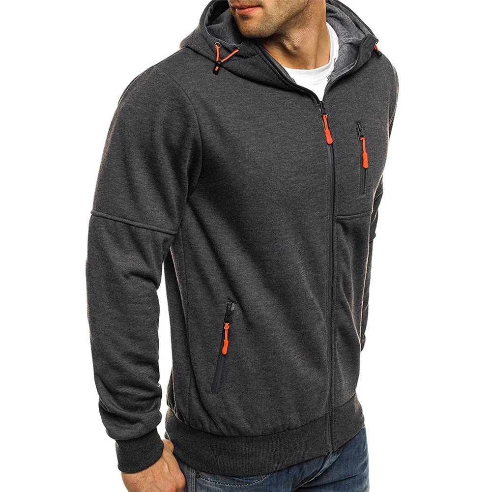 Warm Mens Sweatshirt Costume Hooded Hoodies Jackets Long Sleeve Winter Coat Outerwear Party Plus Size Slim Fit