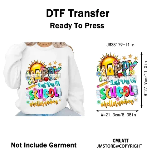 Hot Summer Holiday Boat Cruise Ship Life Salty Beach Family Island Trip Iron on DTF Transfer Stickers Ready to Press for Clothes