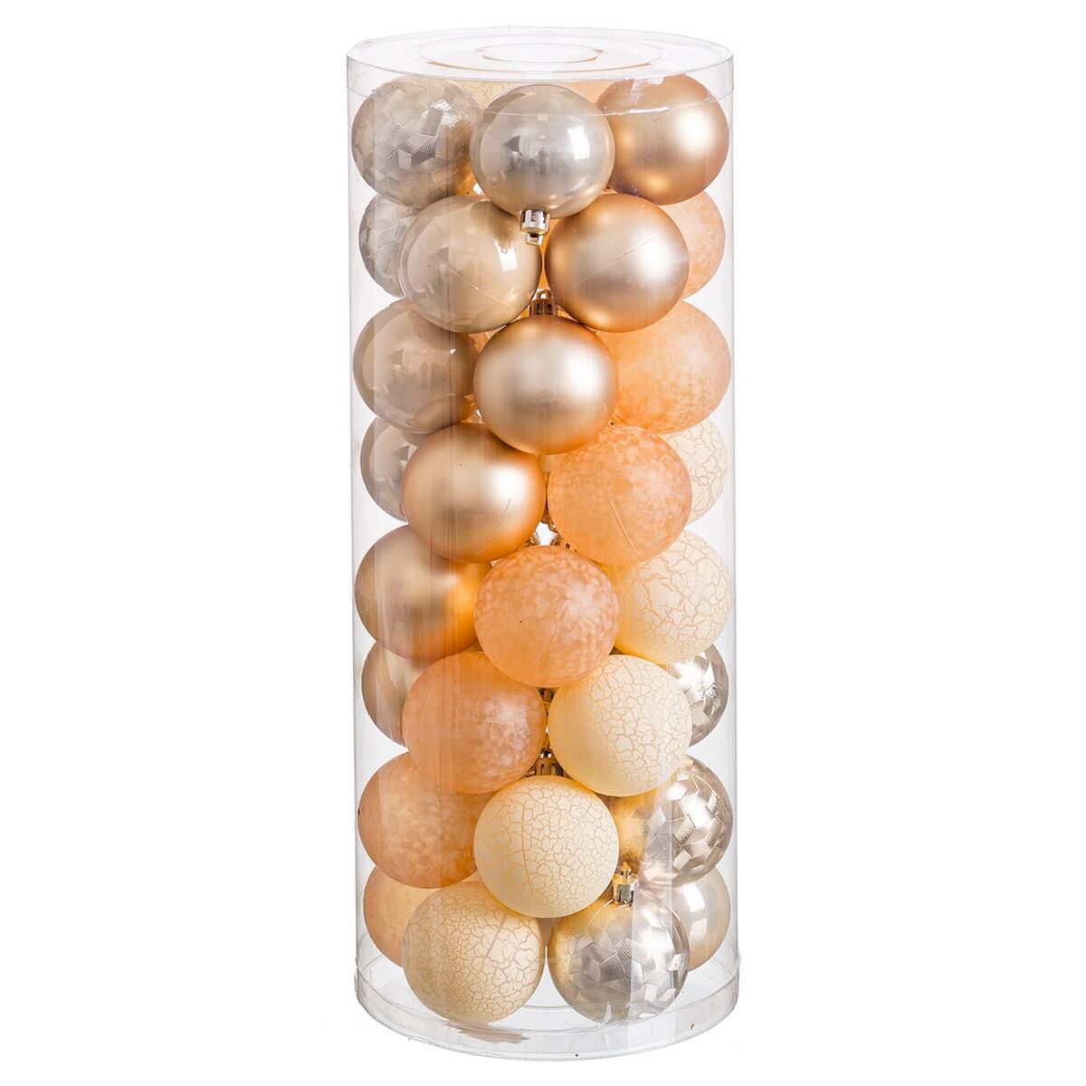 Christmas Baubles Golden 6 x 6 x 6 cm (40 Units)-0