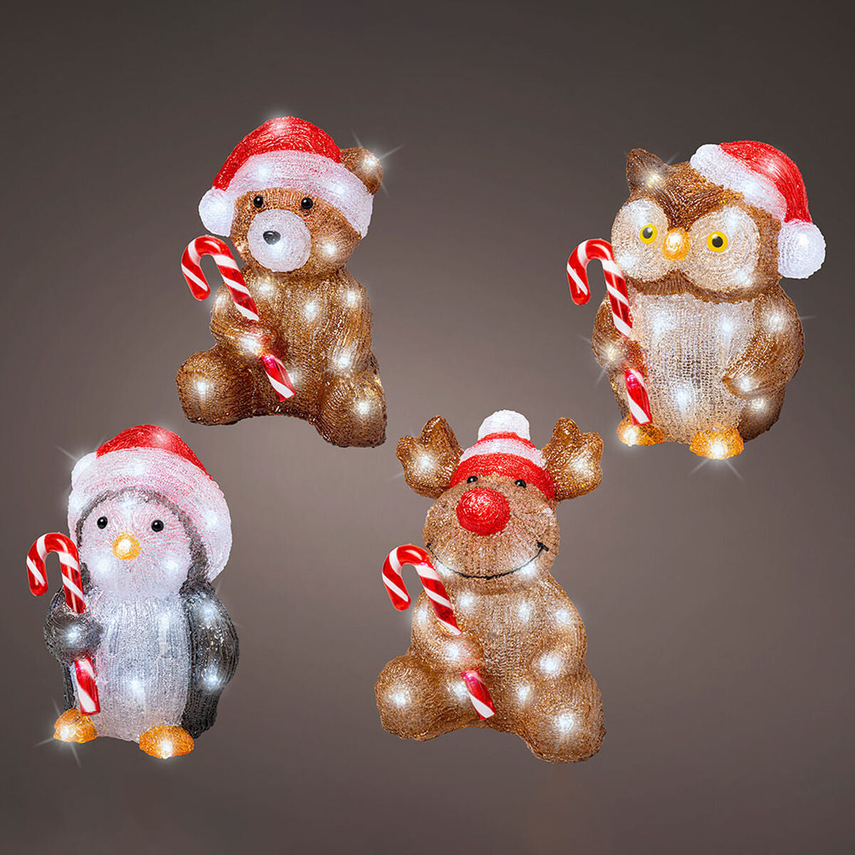 Decorative Garden Figure 491338 animals Christmas 17,8 x 17,2 x 23,5 cm-1