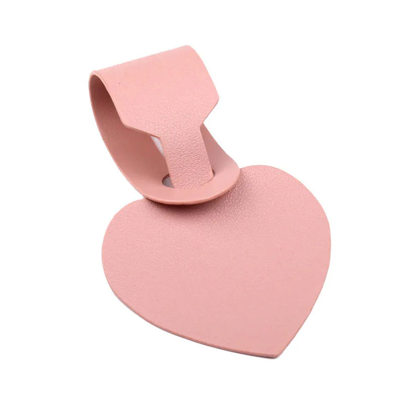 Travel Accessories Simple Colorful Loving Heart Luggage Tag PU Suitcase ID Addres Holder Baggage Boarding Tag Portable Label