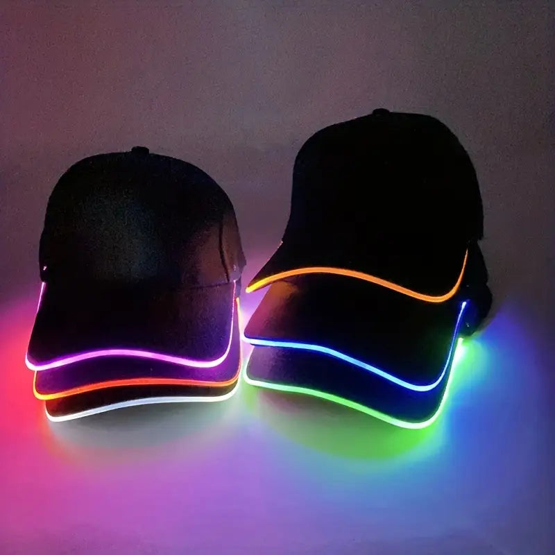 1PC LED Illuminated Duckbill Hat, Creative And Fashionable Outdoor Sunshade