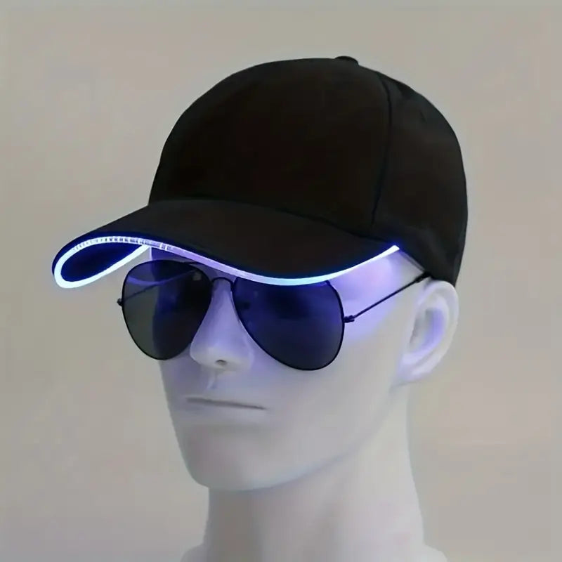 1PC LED Illuminated Duckbill Hat, Creative And Fashionable Outdoor Sunshade