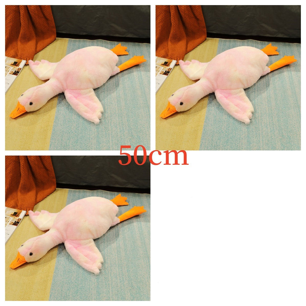 Big White Goose Doll Pillow Sleeping Plush Toy-15