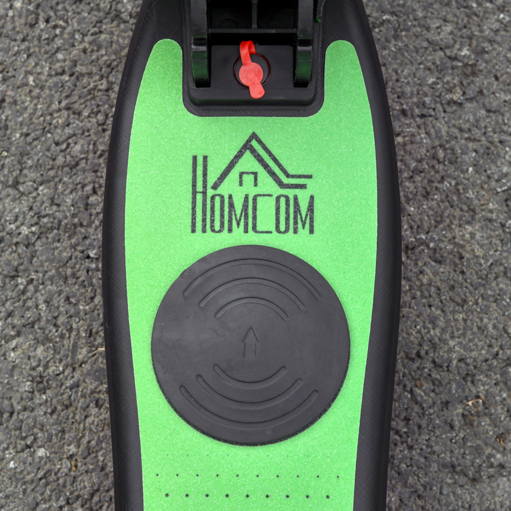 HOMCOM Folding Electric Scooter E Scooter, 120W, with Rear Wheel Brake, 8km/h Maximum Speed, for Ages 6+ Years Old in Green-7