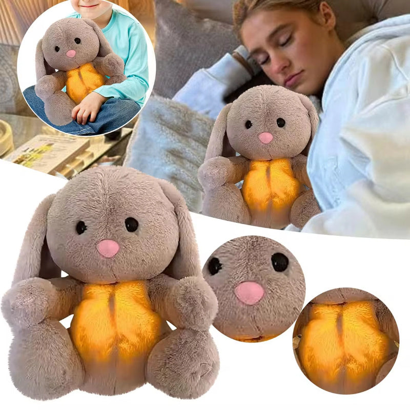 Calming Breathing Bunny Plush Toy-0