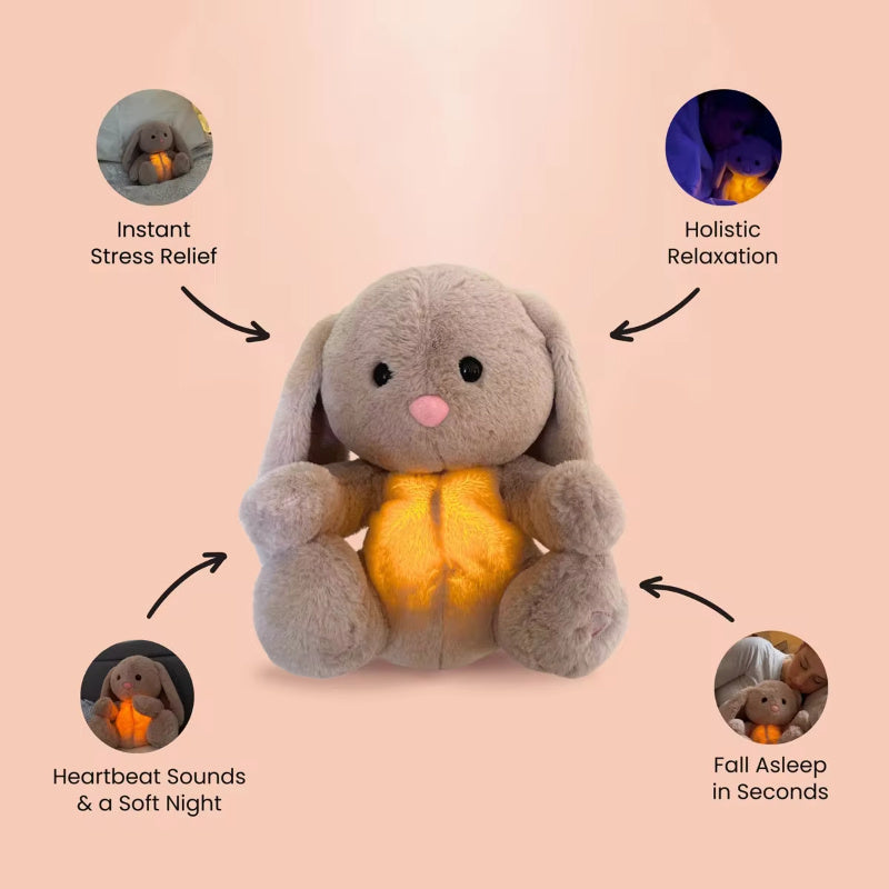 Calming Breathing Bunny Plush Toy-2