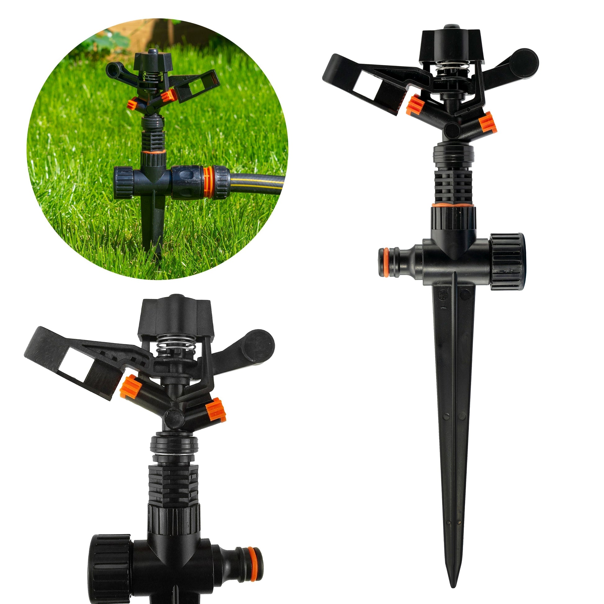 Pulsating Lawn Sprinkler on Spike - Eco Line-2