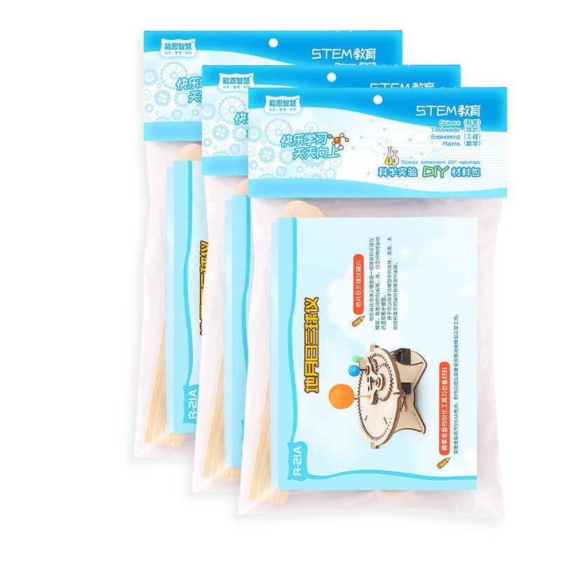 Educational Science Toy Kit for Building Earth, Moon, and Sun Model-4