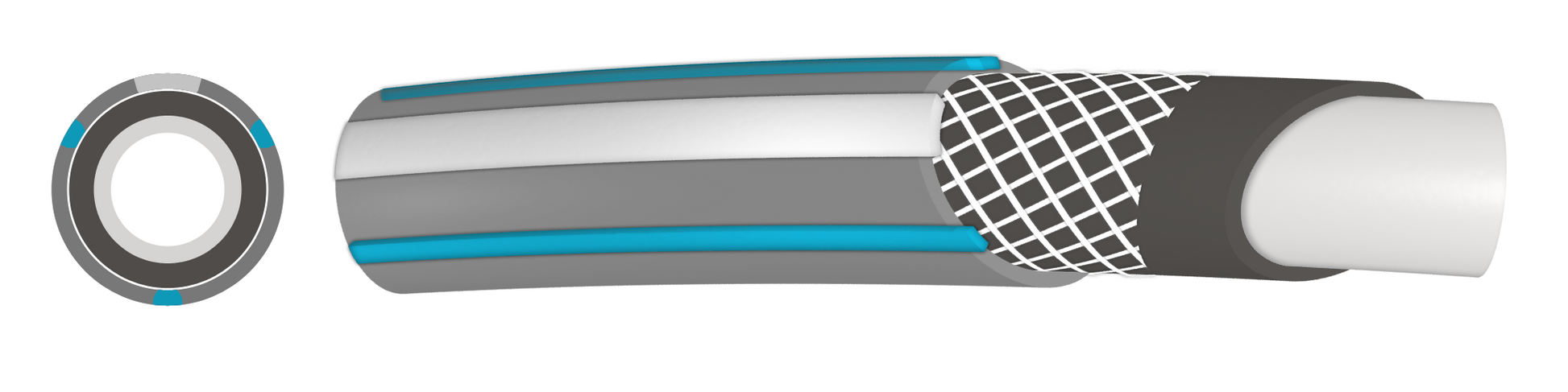 Garden Hose Modern Plus 4-Layer 1/2" Pipe-2
