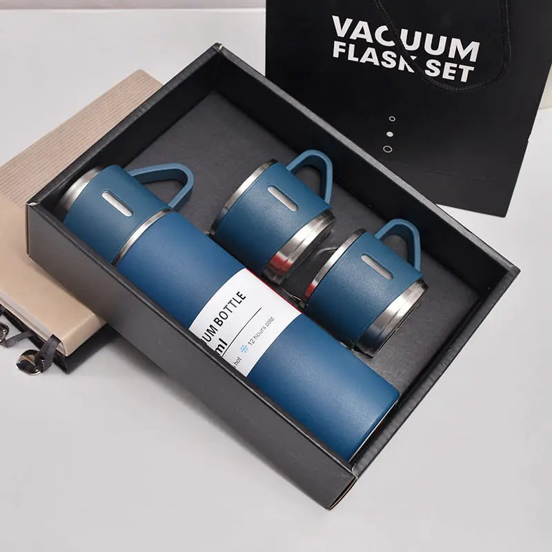 500ml Insulated Hot and Cold Tumbler Tea Thermos Stainless Steel Vacuum Flask Gift Set Box