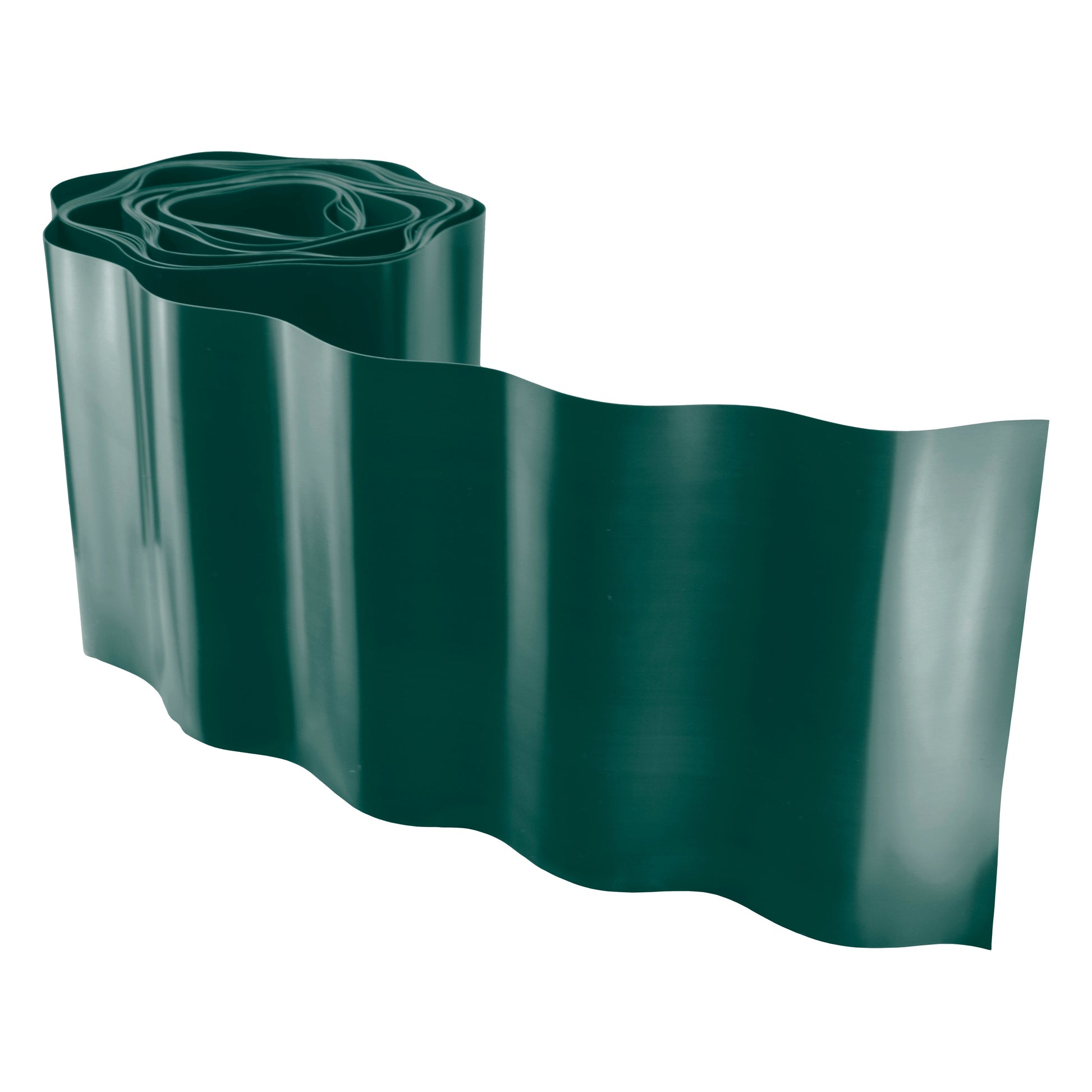 Wavy Plastic Garden Lawn Edging, H=20CM, L=9M, Green-2